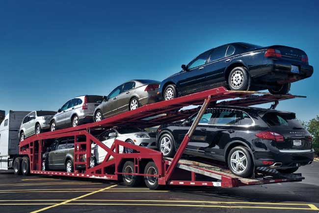 To ship vehicles in car transporter rental 
